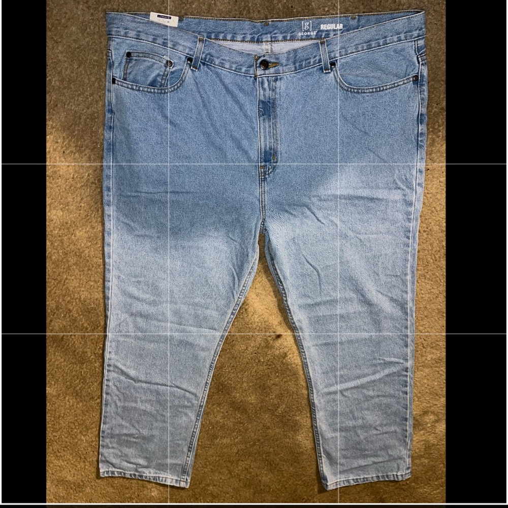 George Regular Hip and Thigh Straight Leg Jeans